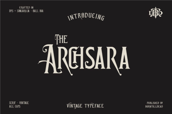 Achsara: Vintage Blackletter Font