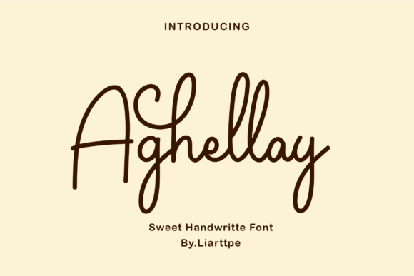 Aghellay: A Vintage Script Font for Scroll-Stopping Brand Moments