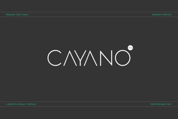 Cayano Pro: A Modern Sans Serif for Real Projects