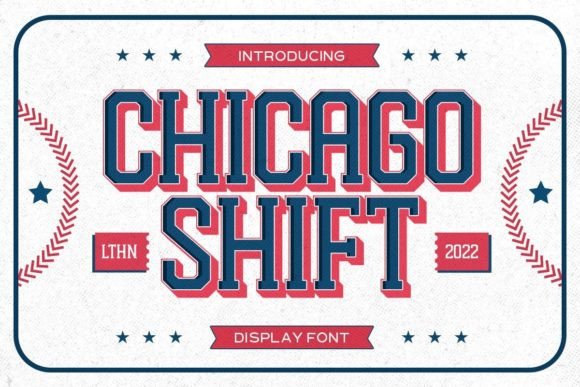 Chicago Shift: A Bold Serif for Sports Branding
