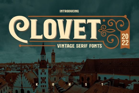 Clovet: A Vintage Serif Font for Business