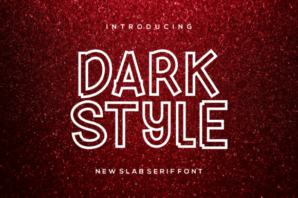 Darkstyle Font for Bold Editorial Design