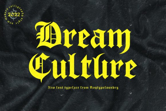 Dream Culture Font Review