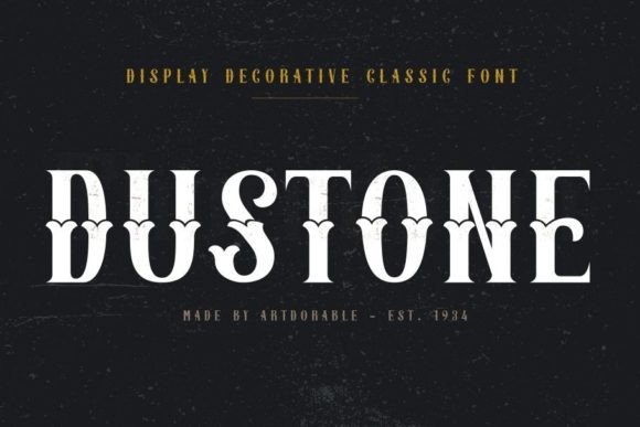 Dustone: A Vintage Serif Font for Professional Branding