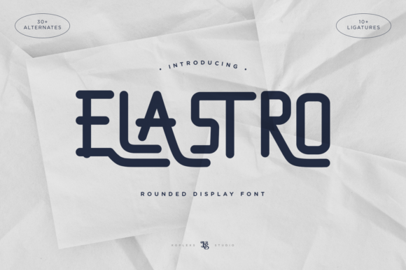 Elastro: A Bold Display Font