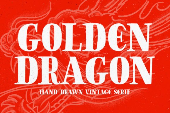 Golden Dragon Font for Bold Branding