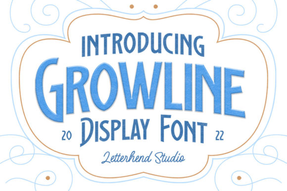 Growline: A Vintage Display Font for Business