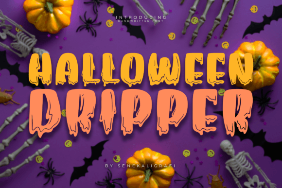 Halloween Dripper Font Review