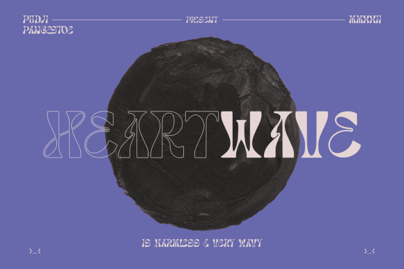 Heartwave: A Bold Display Font