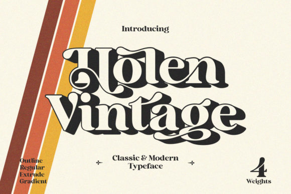 Holen Vintage Font Review