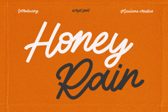 Honey Rain: A Designer’s Real-World Script Font Review