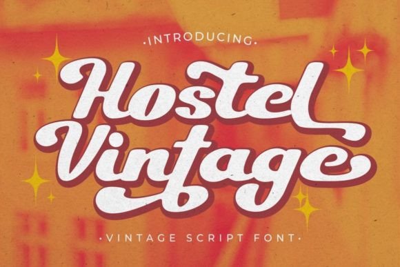 Hostel Vintage Font for Web Design