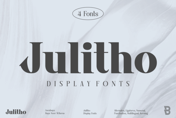Julitho: A Premium Font for Polished Branding