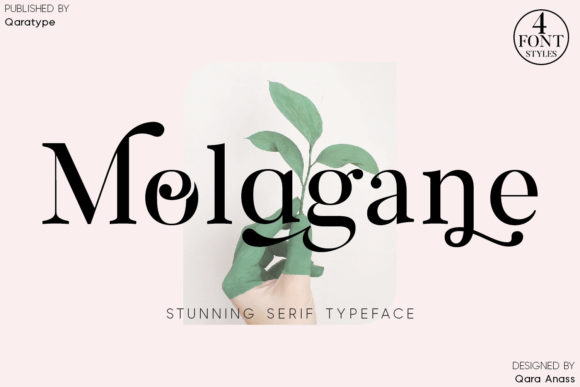 Molagane: A Bold, Elegant Serif Font for Small Business Branding