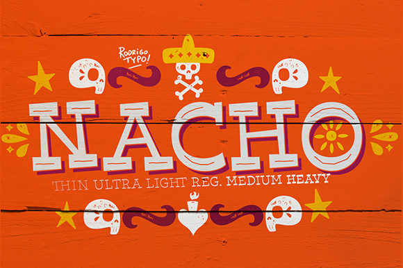 Nacho: A Bold Font for Nostalgic Design