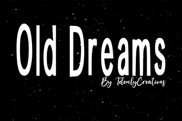 Old Dreams Font for Web Design