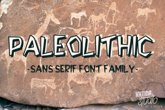 Paleolithic: A Bold, Ancient Font
