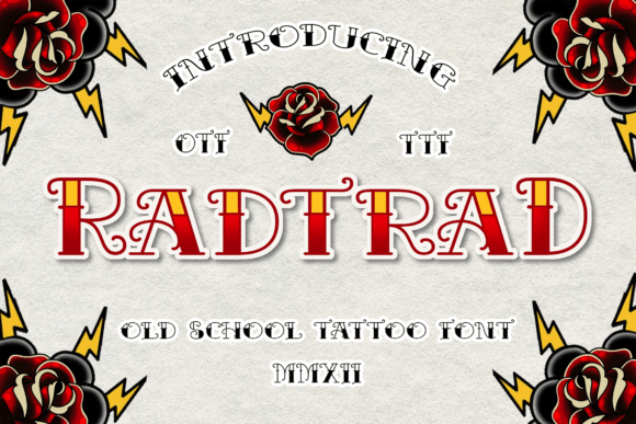 Radtrad: A Bold Font for Business Branding