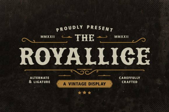 Royallice: A Vintage Font for Business Branding