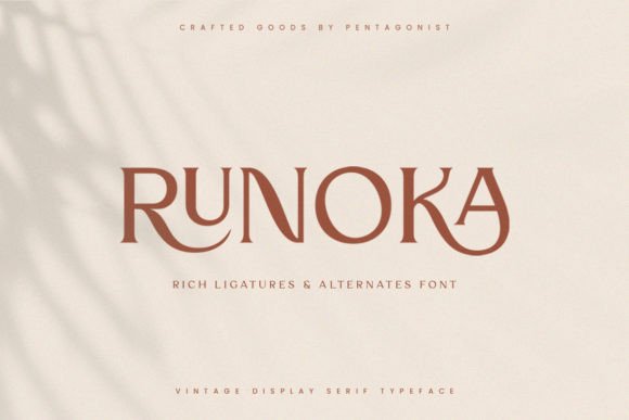 Runoka: A Stylish Serif Font for Web Design