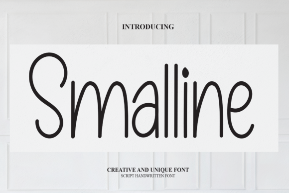 Smalline: A Playful Script Font That Elevates Digital Branding