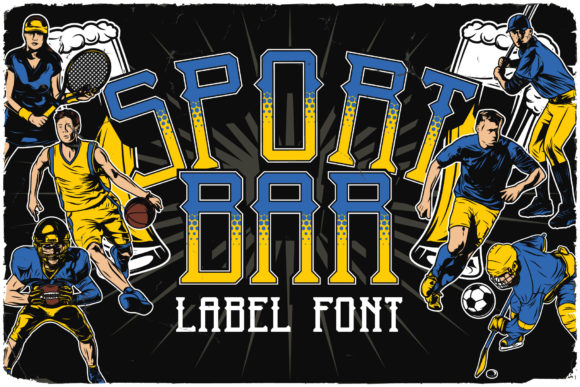 Sport Bar Font for Business Branding