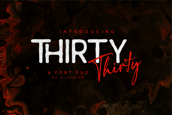 Thirty Duo: A Stylish Font for Campaigns